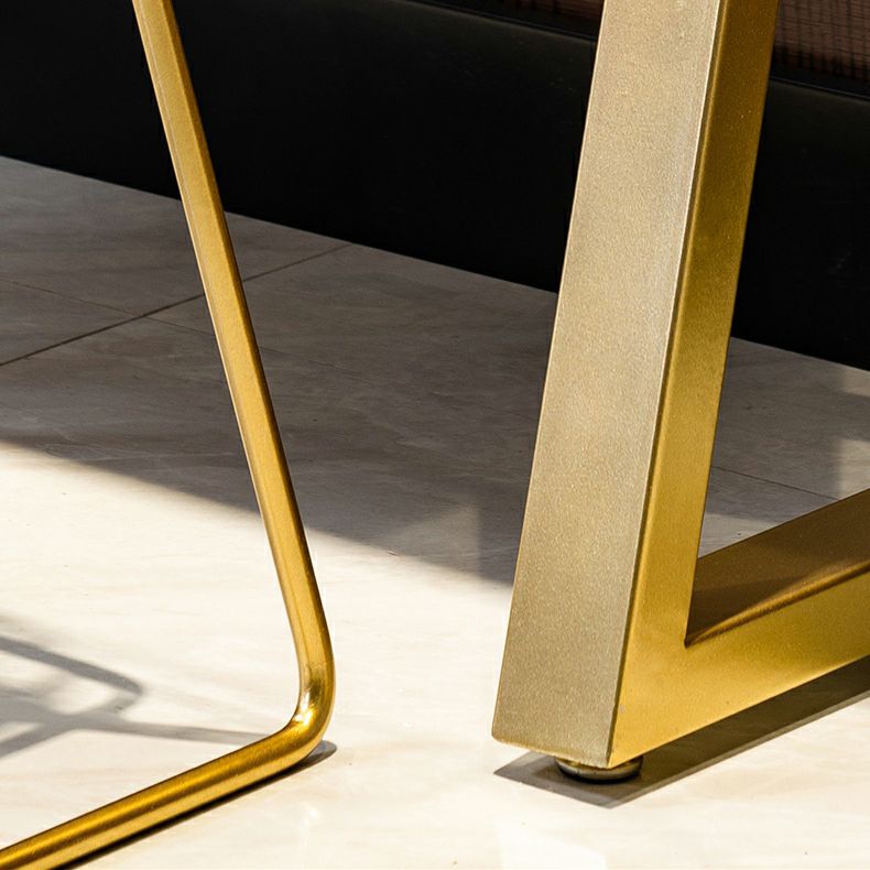 Glam Low Back Dining Stools Armless Bar Stools with Footrest Clearhalo 'Bar Furniture' 'Bar Stools' 'bar_stools' 'furn' 'furn_bar_stools' 'Furniture' 'Kitchen & Dining Furniture' 1200x1200_4fb7c1af-0ed9-488c-9b5c-31aa1e629d96