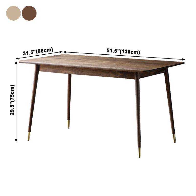 Solid Wood Traditional Luxury Rectangle Dining Table Wood Top Table for Dining Room Clearhalo ' dining_table' 'Dining Tables & Seating' 'Dining Tables' 'furn' 'furn_dining_table' 'Furniture' 'furniture_dining_table' 'Kitchen & Dining Furniture' 'kitchen&dining_furn' 'kitchen' 'kitchen_dining_table' 1200x1200_4fb81966-4ce4-41fa-b786-303f349c708b