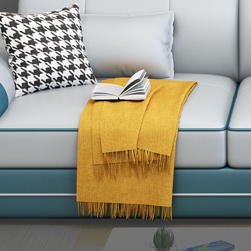 158.26" D x 70.86" W x 31.49" H Sectionals with Adjustable Bolster Pillows Clearhalo 'furn' 'furn_sectionals' 'Furniture' 'furniture_sectionals' 'kitchen' 'kitchen_sectionals' 'Living Room Furniture' 'Sectionals' 1200x1200_4fb8e257-7e8f-496a-a484-a479a0a83975