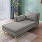 Modern Fabric Chaise Solid Wood Chaise Lounge Couch with One Armed Clearhalo 'Chairs & Seating' 'Chaise Lounge' 'chaise_lounge' 'furn' 'furn_chaise_lounge' 'Furniture' 'Living Room Furniture' 1200x1200_4fb9b2a0-da6f-4e1f-9812-c435e60928d0