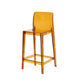 Industrial Plasticr Bar-stool Square Seat Counter Bar Stool with Plastic Legs Clearhalo 'Bar Furniture' 'Bar Stools' 'bar_stools' 'furn' 'furn_bar_stools' 'Furniture' 'Kitchen & Dining Furniture' 1200x1200_4fbd5d7a-df3e-4f7e-ac11-13c9c40b9da6