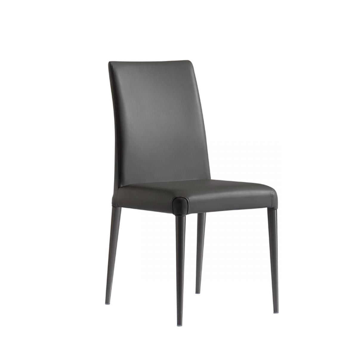 Modern Style Armless Dining Chair Leather Upholstered Solid Back Dining Chairs (Set of 2) Clearhalo ' kitchen&dining_furn' 'Dining Chairs' 'Dining Tables & Seating' 'dining_chair' 'furn' 'furn_dining_chair' 'Furniture' 'furniture_dining_chair' 'Kitchen & Dining Furniture' 'kitchen' 1200x1200_4fbd93f9-b5d2-4d76-bbcb-968e58771d0e