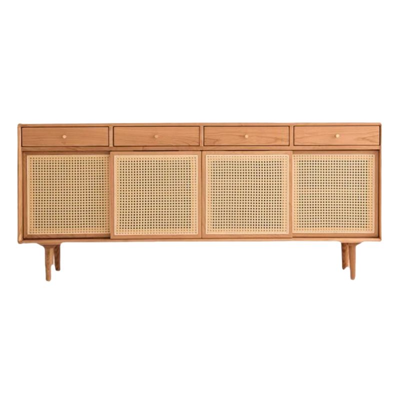 Sidetanza di credenza per la casa di rettangolo di casa di archiviazione in legno.