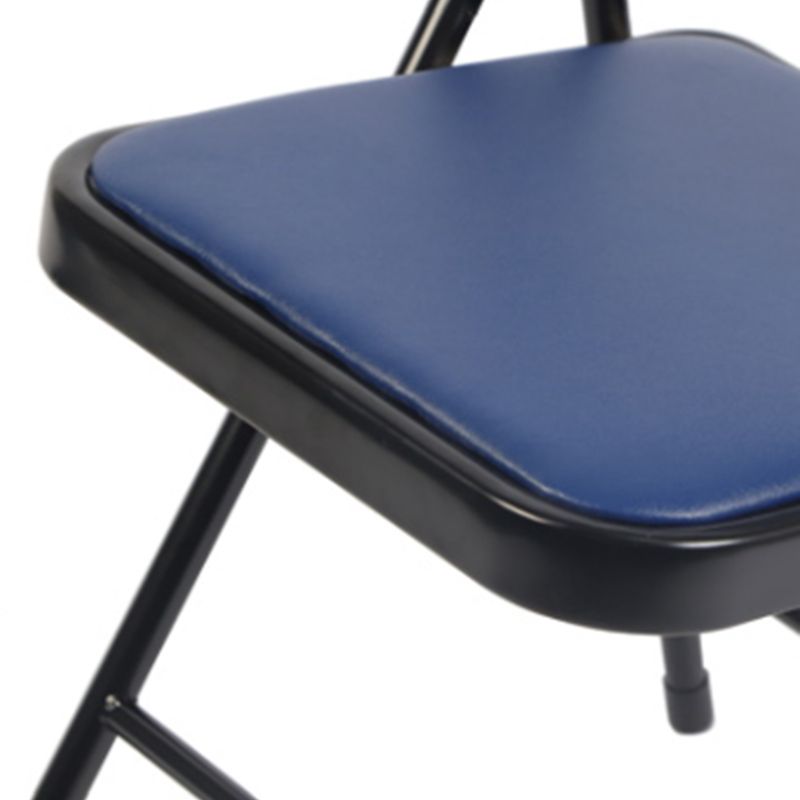 Contemporary Style Dining Chair Dining Armless Folding Side Chair with Metal Legs Clearhalo ' kitchen&dining_furn' 'Dining Chairs' 'Dining Tables & Seating' 'dining_chair' 'furn' 'furn_dining_chair' 'Furniture' 'furniture_dining_chair' 'Kitchen & Dining Furniture' 'kitchen' 1200x1200_4fc10996-4cbc-45fb-830e-f0f858a283de