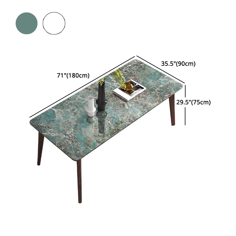 Modern Sintered Stone Top Dining Set 1/4/5/7 Pieces Walnut Dining Table with Chairs Clearhalo 'Dining Room Sets' 'Dining Tables & Seating' 'dining_room_set' 'furn' 'furn_dining_room_set' 'Furniture' 'furniture_dining_room_set' 'Kitchen & Dining Furniture' 1200x1200_4fc11383-5714-409d-8d0b-e57df75b9113