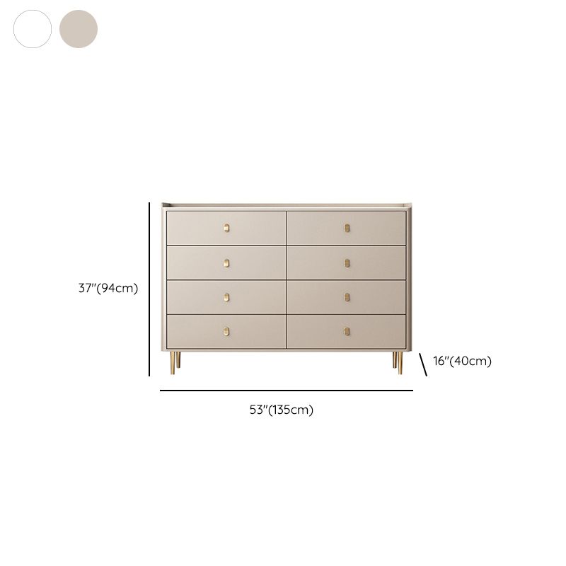 15,6-inch W opbergkist Klassiek Glam Stone opbergkistcommode