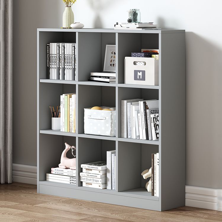 Contemporary Style Wood Bookshelf Closed Back Bookcase for Office Clearhalo 'Bookcases' 'furn' 'furn_bookcases' 'Furniture' 'Office Furniture' 1200x1200_4fc5d5dd-9362-43cd-8cf0-b42d1b1ce5e9