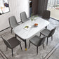 Industrial Metal Dining Room Chair PU Leather Armless Chairs for Home Use (Set of 4) Clearhalo ' kitchen&dining_furn' 'Dining Chairs' 'Dining Tables & Seating' 'dining_chair' 'Furniture' 'furniture_dining_chair' 'Kitchen & Dining Furniture' 'kitchen' 1200x1200_4fc69373-db77-4ee4-840c-f0f1ee64326c
