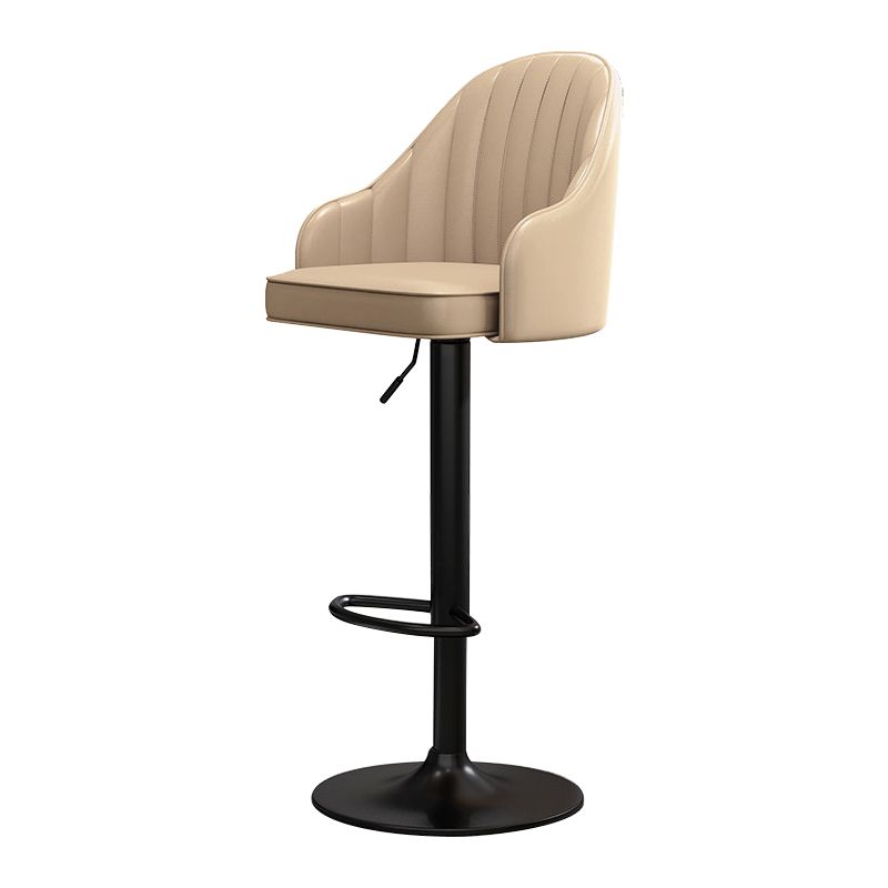 Scandinavian Metal Kitchen Dining Room Arm Stool Adjustable Height Barstool Clearhalo 'Bar Furniture' 'Bar Stools' 'bar_stools' 'furniture_bar_stools' 'Kitchen & Dining Furniture' 'kitchen&dining_furn' 'kitchen' 'kitchen_furn' Furniture' 1200x1200_4fca279a-037c-423a-b96a-0b249e71b131