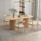 Contemporary Solid Wood Dining Table Set 1/5/7 Pieces Home Dining Room Set Clearhalo 'Dining Room Sets' 'Dining Tables & Seating' 'dining_room_set' 'furn' 'furn_dining_room_set' 'Furniture' 'Kitchen & Dining Furniture' 1200x1200_4fccc246-c443-4534-b76d-103a6fbfb9a4