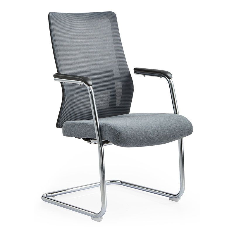 Modern Desk Chair Mesh Computer Chair Conference Chair No Wheel Clearhalo 'furn' 'furn_office_chair' 'Furniture' 'Office Chairs' 'Office Furniture' 'office_chair' 1200x1200_4fcd1127-a759-4c21-a0b2-4f71081559d1