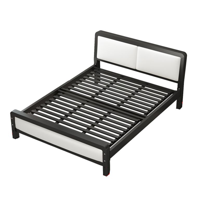Contemporary Metal Bed with Slat Headboard Rectangular Adjustable Bed Clearhalo 'Bedroom Furniture' 'Beds' 'furn' 'furn_beds' 'Furniture' 1200x1200_4fd22875-0d1e-445f-8bc3-755b573ba46f