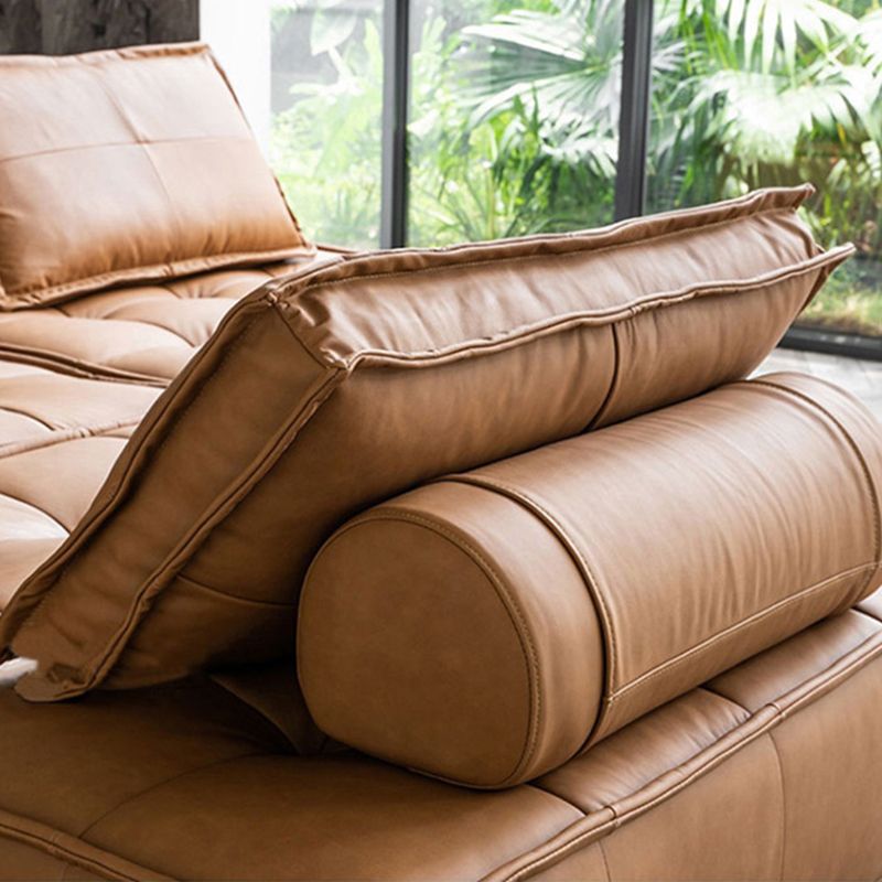 Echter Leder -armloser Sofa -Sofa für armlose Sofa für Wohnung