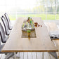Modern Pine Wood Table for Restaurant Rectangle Dining Table with Silver Double Pedestal Clearhalo 'Dining Tables & Seating' 'Dining Tables' 'dining_table' 'furn' 'furn_dining_table' 'Furniture' 'furniture_dining_table' 'Kitchen & Dining Furniture' 'kitchen' 'kitchen_dining_table' 1200x1200_4fd640a1-9cae-4159-8414-6c9f8a1d8e87