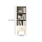 Wood Standard Bookcase Contemporary Style Closed Back Bookshelf with Drawer Clearhalo 'Bookcases' 'furn' 'furn_bookcases' 'Furniture' 'furniture_bookcases' 'Office Furniture' 1200x1200_4fd7ccf3-3d6e-40ee-aead-e470daead35e