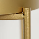 Tavolo da salotto in metallo rotondo accento in stile modernistico