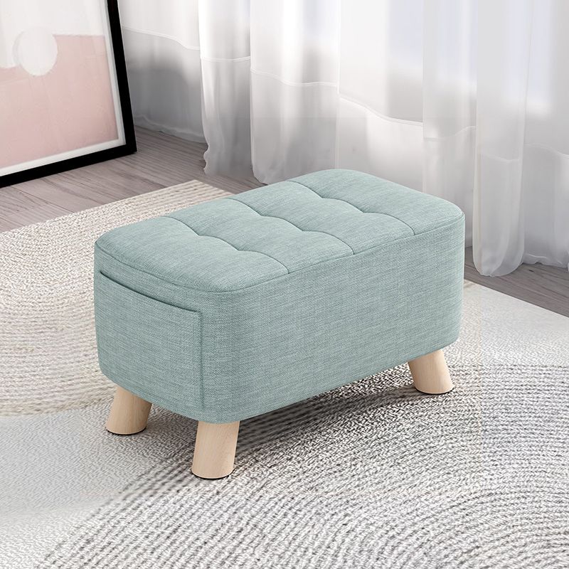 Modern Cotton Storage Pouf Plain Rectangle Tufted Chair Ottoman Clearhalo 'furn' 'furn_ottomans_poufs' 'Furniture' 'Living Room Furniture' 'Ottomans & Poufs' 'ottomans_poufs' 1200x1200_4fd94e6e-d836-4b4a-b16e-7b0243c03e70