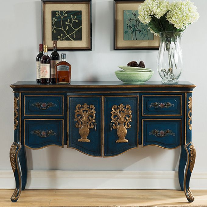 Victoria Wooden Accent Table Free Form Console Sofa Table for Hall Clearhalo 'Console Tables' 'console_tables' 'Entry & Mudroom Furniture' 'furn' 'furn_console_tables' 'Furniture' 1200x1200_4fd957f2-0fbb-4920-b014-e4ec8151224d