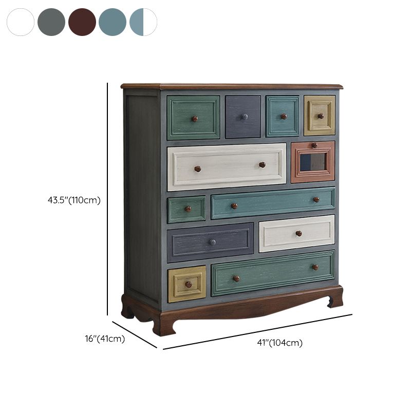 Nautical Bedroom Chest Solid Wood 16"Wide Storage Chest with Drawers Clearhalo 'Bedroom Furniture' 'Dressers & Chests' 'dressers_chests' 'furn' 'furn_dressers_chests' 'Furniture' 1200x1200_4fd9bb60-250b-4d03-9739-07e2d53fca74