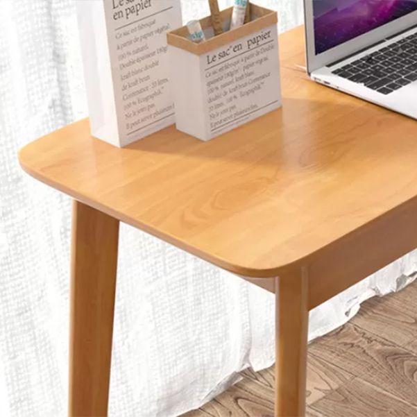 Modern Style Office Desk Curved Solid Wood Parsons Desk for Home Clearhalo 'furn' 'furn_office_desk' 'Furniture' 'Office Desks' 'Office Furniture' 'office_desk' 1200x1200_4fdb4633-14fb-4446-a6a3-09f2b6054db6