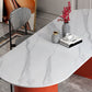Oval Sintered Stone Dining Table Modern White Dining Table with Double Pedestal Base Clearhalo ' dining_table' 'Dining Tables & Seating' 'Dining Tables' 'furn' 'furn_dining_table' 'Furniture' 'furniture_dining_table' 'Kitchen & Dining Furniture' 'kitchen&dining_furn' 'kitchen' 'kitchen_dining_table' 1200x1200_4fdc6413-a143-431c-b93f-482e2e6660a8