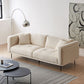 White Tuxedo Arm Sofa Contemporary Sofa with Bolster Pillows for Living Room Clearhalo 'furn' 'furn_sofas' 'Furniture' 'Living Room Furniture' 'Sofa' 'sofas' 1200x1200_4fdf0cd9-b855-4c8a-a434-1d77a09f87af
