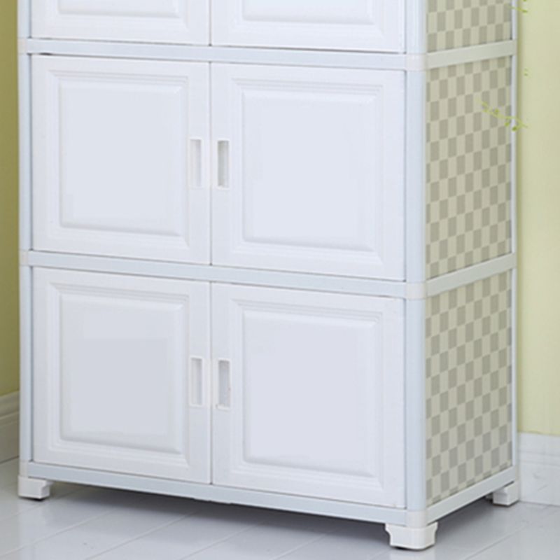 Contemporary 61.02'"Tall 4- Door Cabinet, Rectangle Accent Cabinet