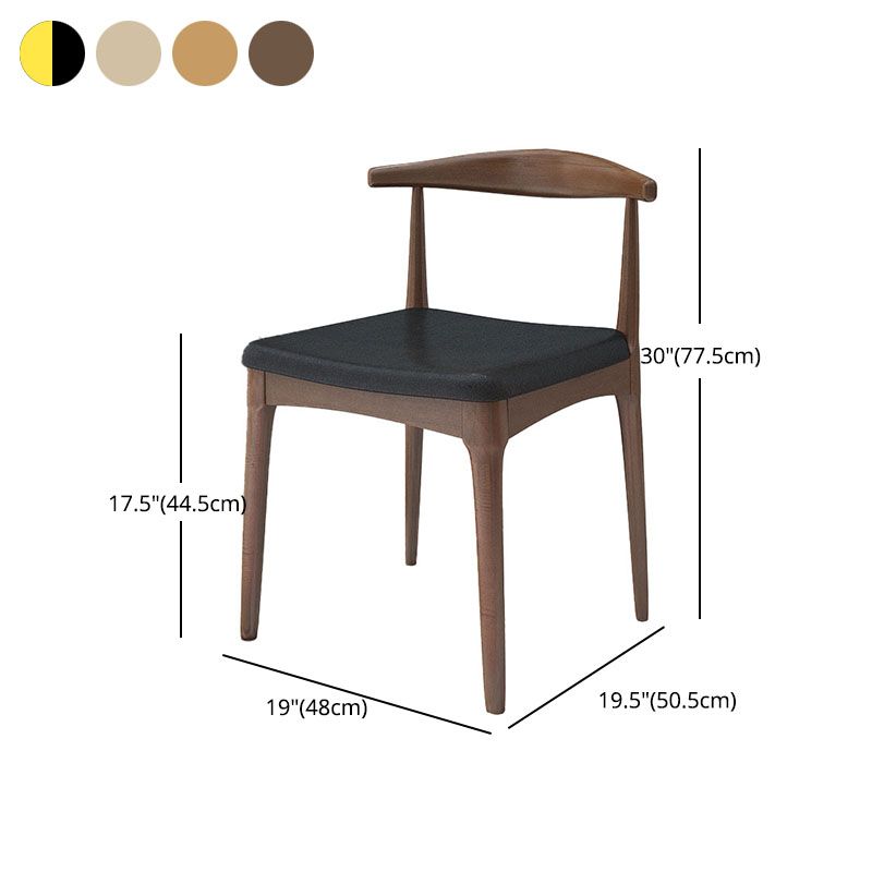 Industrial Design Faux Leather Side Chair Open Back Dining Side Chair Clearhalo 'Dining Chairs' 'Dining Tables & Seating' 'dining_chair' 'furn' 'furn_dining_chair' 'Furniture' 'furniture_dining_chair' 'Kitchen & Dining Furniture' 1200x1200_4fdf48fc-3765-498c-877b-ef9b1539e1ee