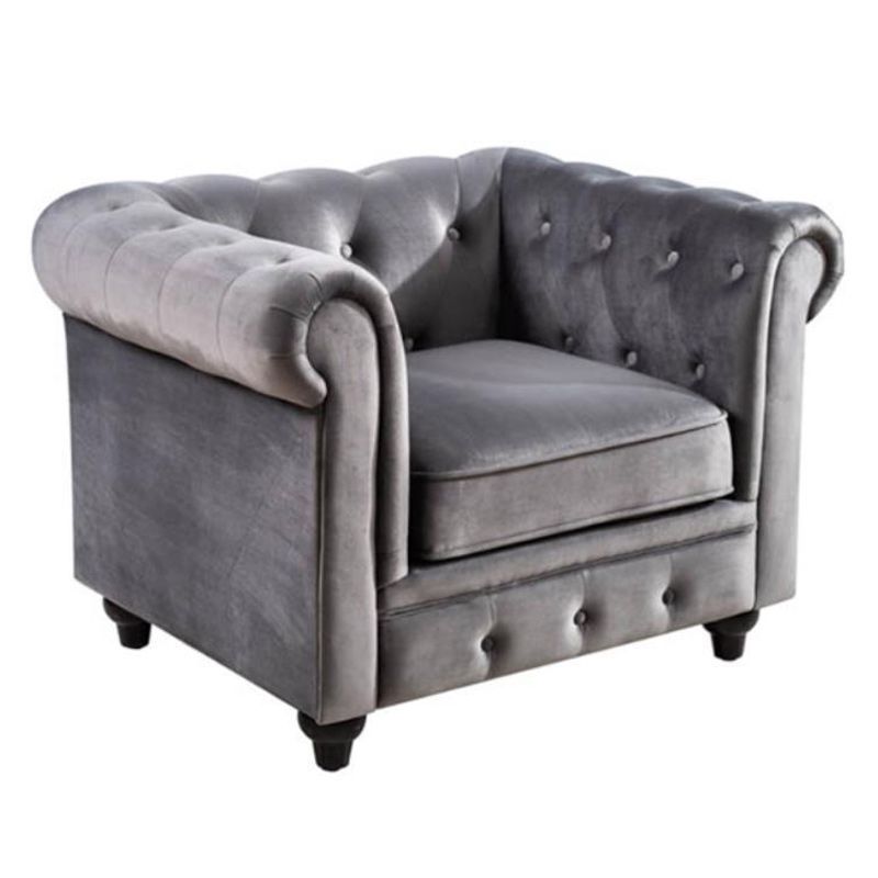 28.3" Mid Century Modern Faux Leather Rolled Arm Chesterfield Back Sofa with Nailhead Clearhalo 'furn' 'furn_sofas' 'Furniture' 'furniture_sofas' 'Living Room Furniture' 'Sofa' 'sofas' 1200x1200_4fe13ec5-d4db-43d2-9e0d-6fed1be76c26