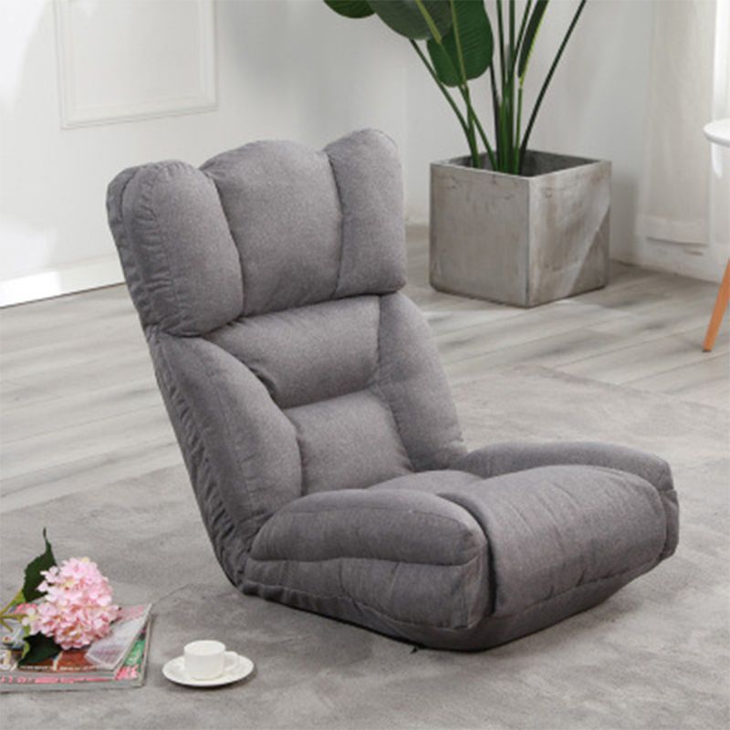 Sedia moderna a braccia, sedia accento imbottita miscela di cotone, 20 "(w) x 23" (d) x 33 "(h)