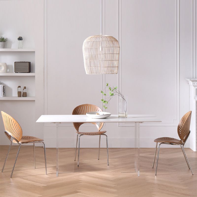 Tavolo da pranzo moderno rettangolare Tavolo da pranzo in pietra sinterizzata per sala da pranzo