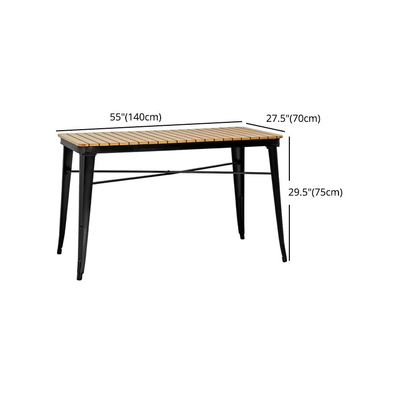 1/3/5 Pcs Metal Industrial Dinette Set with Manufactured Wood Table Dining Set Clearhalo 'Dining Room Sets' 'Dining Tables & Seating' 'dining_room_set' 'furn' 'furn_dining_room_set' 'Furniture' 'furniture_dining_room_set' 'Kitchen & Dining Furniture' 'kitchen&dining_furn' 'kitchen' 1200x1200_4fe3c677-9d8f-4d19-9d96-1bbef85a5e18