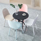 Sillas de comedor sin brazos modernas silla lateral de plástico para comedor