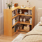 Engineered Wood Modern Bookcase Standard Open Back Bookshelf