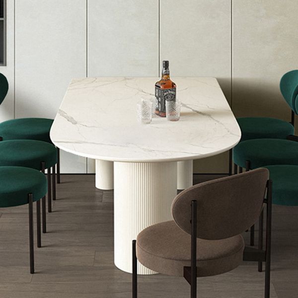 Metal Contemporary Free Form Table Sintered Stone Table for Dining Room Clearhalo ' dining_table' 'Dining Tables & Seating' 'Dining Tables' 'Furniture' 'furniture_dining_table' 'Kitchen & Dining Furniture' 'kitchen&dining_furn' 'kitchen' 'kitchen_dining_table' 1200x1200_4fe5eaed-6554-44a4-8d5d-8850d0a42ac8