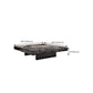 11"H Contemporary Coffee Table Black Slate Coffee Cocktail Table Clearhalo 'Coffee & Accent Tables' 'Coffee Tables' 'coffee_tables' 'furn' 'furn_coffee_tables' 'Furniture' 'Living Room Furniture' 1200x1200_4fe6daeb-873c-49fa-9869-76a0f11765a4