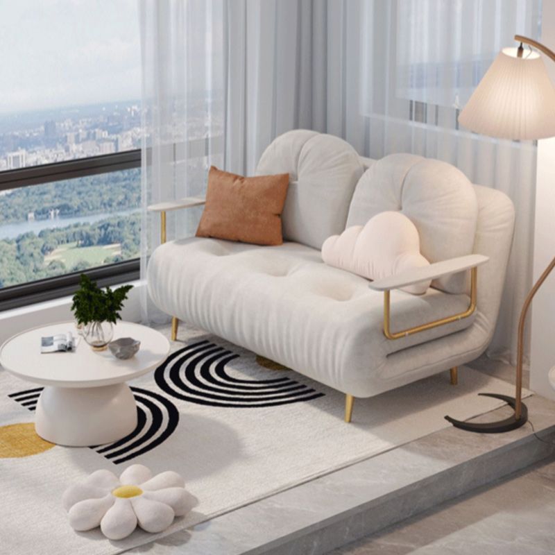 房状のグラムコンバーチブルソファフル/クイーンサイズの布張りのラブシート2羽の枕と