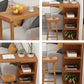 Industrial 1/2/3 Pieces Solid Wood Bar Table Set Fixed Counter Set for Home Use Clearhalo 'Bar Furniture' 'furn' 'furn_home_bar_bar_sets' 'Furniture' 'Home Bars & Bar Sets' 'home_bar_bar_sets' 'Kitchen & Dining Furniture' 1200x1200_4fe8ec52-3ea8-421d-9d74-193e657f4b0f