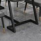 Modern 1/2/5/7 Pieces Dining Set White Stone Top Dining Furniture Clearhalo 'Dining Room Sets' 'Dining Tables & Seating' 'dining_room_set' 'furn' 'furn_dining_room_set' 'Furniture' 'Kitchen & Dining Furniture' 1200x1200_4feb8020-5127-4f49-8b0c-335b8d5e7a46