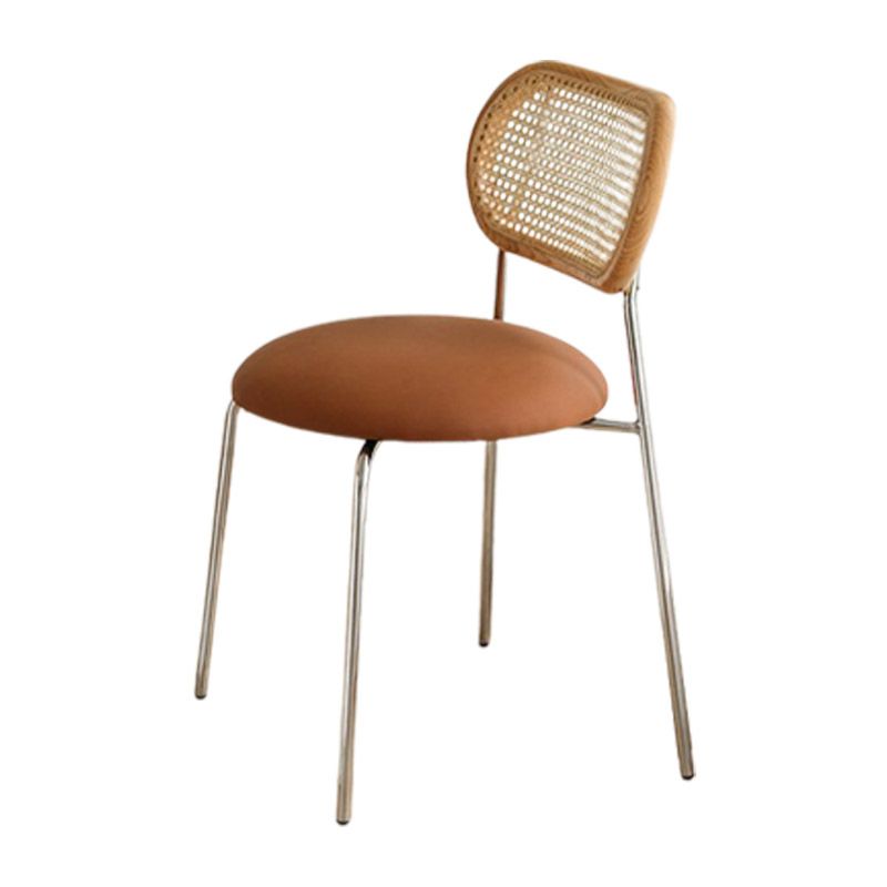 Silla lateral de cuero sintética silla lateral abierta nórdica para casa para casa