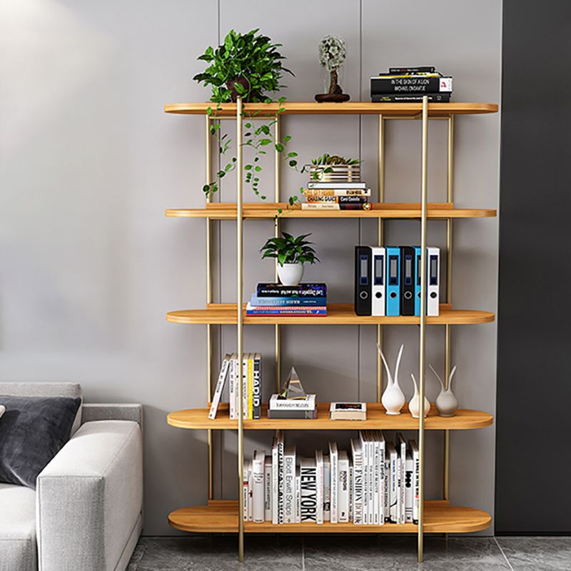 Etagere Bookcase Scandinavian Open Back Bookshelf with Shelves Clearhalo 'Bookcases' 'furn' 'furn_bookcases' 'Furniture' 'Office Furniture' 1200x1200_4ff29ea2-fb13-4dfa-91eb-163e9931204b