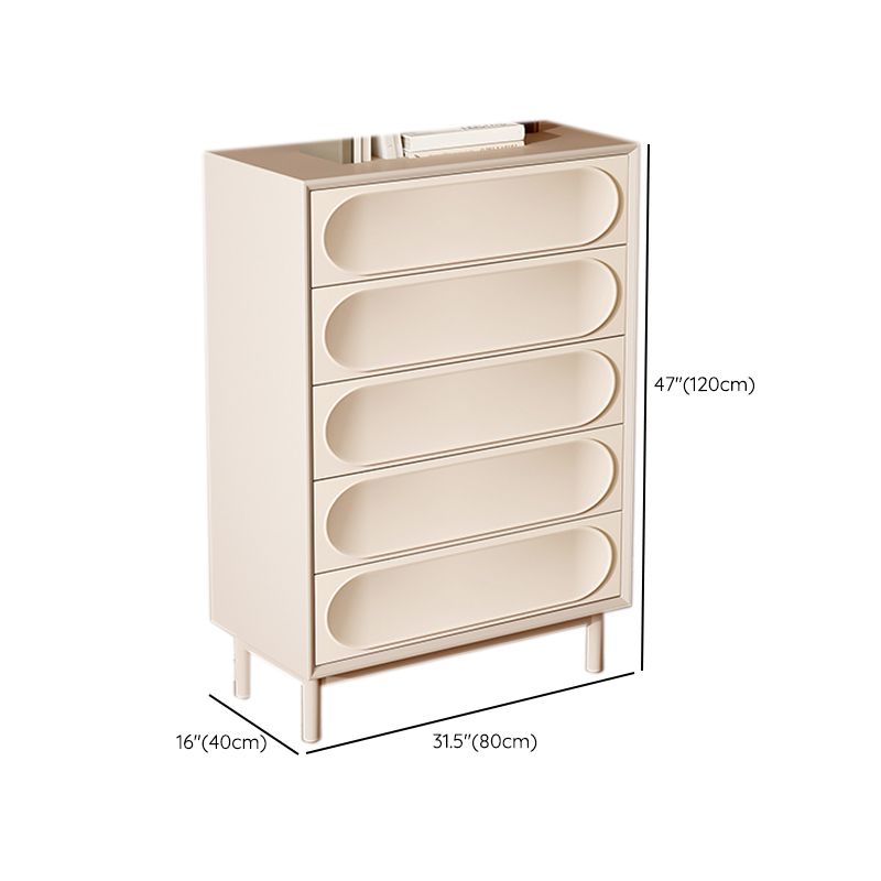 Cómoda cómoda de almacenamiento de madera Cómoda contemporánea con cajones