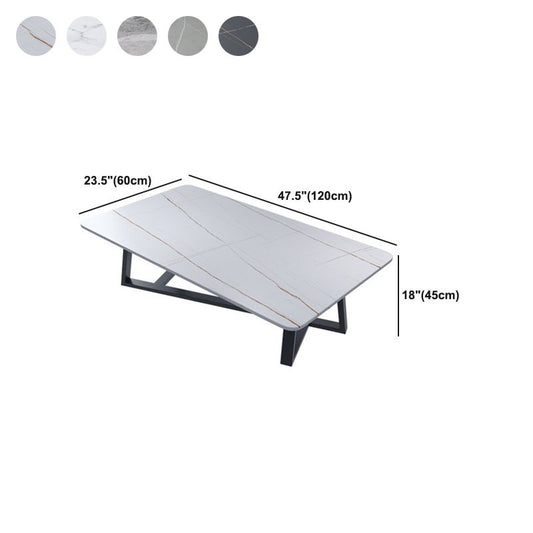 Tavolino in ardesia tavolino minimalista su ripiano rettangolare