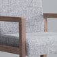 Country Style Arm Chair Solid Back Upholstered Dining Single Armchair Clearhalo ' kitchen&dining_furn' 'Dining Chairs' 'Dining Tables & Seating' 'dining_chair' 'furn' 'furn_dining_chair' 'Furniture' 'furniture_dining_chair' 'Kitchen & Dining Furniture' 'kitchen' 1200x1200_4ff8bb1e-1ffb-43a2-9e92-370147f05ce7