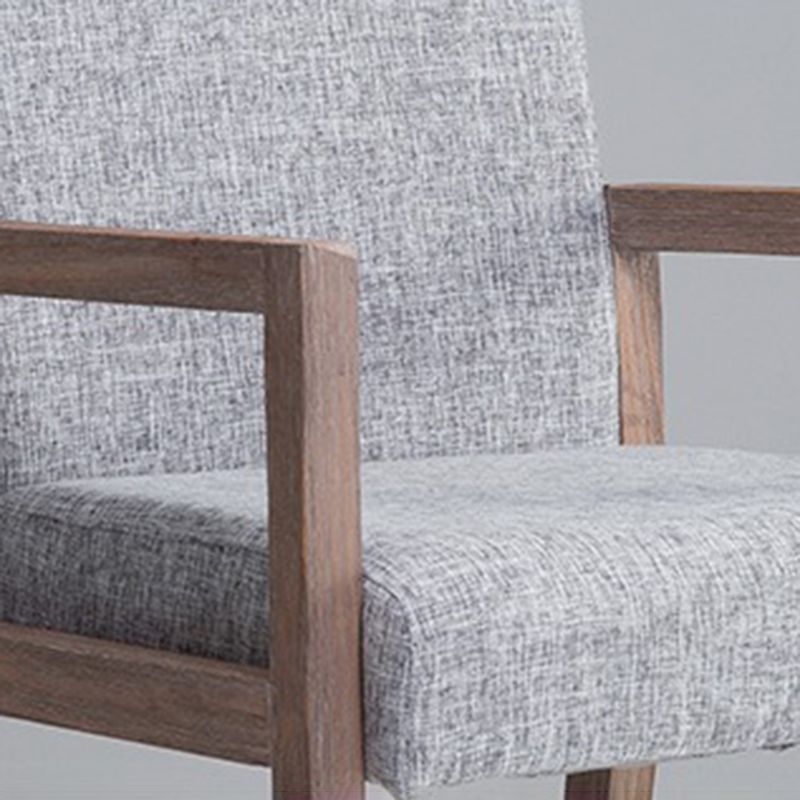 Country Style Arm Chair Solid Back Upholstered Dining Single Armchair Clearhalo ' kitchen&dining_furn' 'Dining Chairs' 'Dining Tables & Seating' 'dining_chair' 'furn' 'furn_dining_chair' 'Furniture' 'furniture_dining_chair' 'Kitchen & Dining Furniture' 'kitchen' 1200x1200_4ff8bb1e-1ffb-43a2-9e92-370147f05ce7