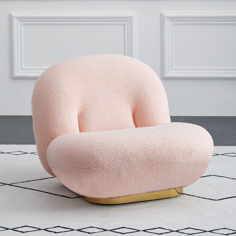 Sedia a bracciole in lana 31.49 "l x 27.55" w x 26.77 "H sedia a braccio per soggiorno