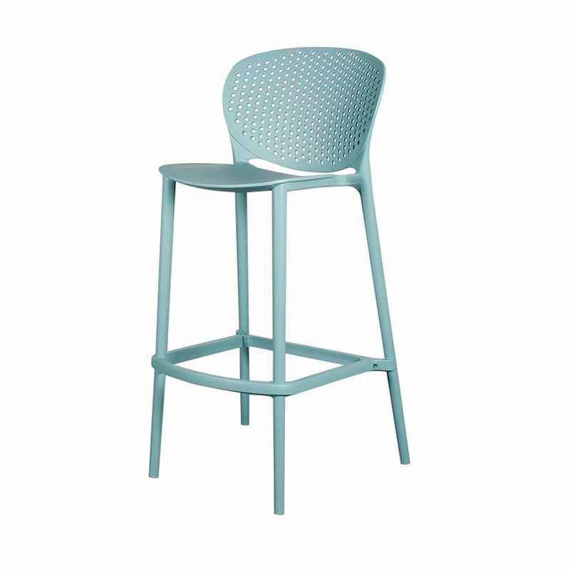 Modern Armless Backrest Counter Stool Plastic Balcony Bar Stool Clearhalo 'Bar Furniture' 'Bar Stools' 'bar_stools' 'furn' 'furn_bar_stools' 'furniture_bar_stools' 'Kitchen & Dining Furniture' 'kitchen&dining_furn' 'kitchen' 'kitchen_furn' Furniture' 1200x1200_4ffdd5ae-802b-4815-b98f-3478a4f7a7b9