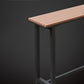 Metal and Wood Rectangular Table, Industrial Style Minimalist Balcony Outdoor Bar Table Clearhalo 'Bar Furniture' 'Bar Tables' 'bar_tables' 'furn' 'furn_bar_tables' 'Furniture' 'Kitchen & Dining Furniture' 1200x1200_4ffdfab0-2e1f-4ad9-96c7-fedb2dd1d7d2