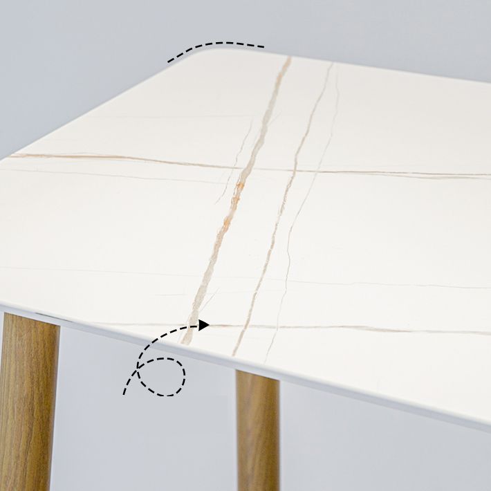 Contemporary Rectangle Table Dining Bar Counter Table for Kitchen Clearhalo 'Bar Furniture' 'Bar Tables' 'bar_tables' 'furn' 'furn_bar_tables' 'Furniture' 'furniture_bar_tables' 'Kitchen & Dining Furniture' 1200x1200_4ffec6cf-5641-494b-9a45-e6222b0c8504