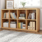 11.81"W Bookshelf Scandinavian Style Closed Back Bookcase for Home and Office